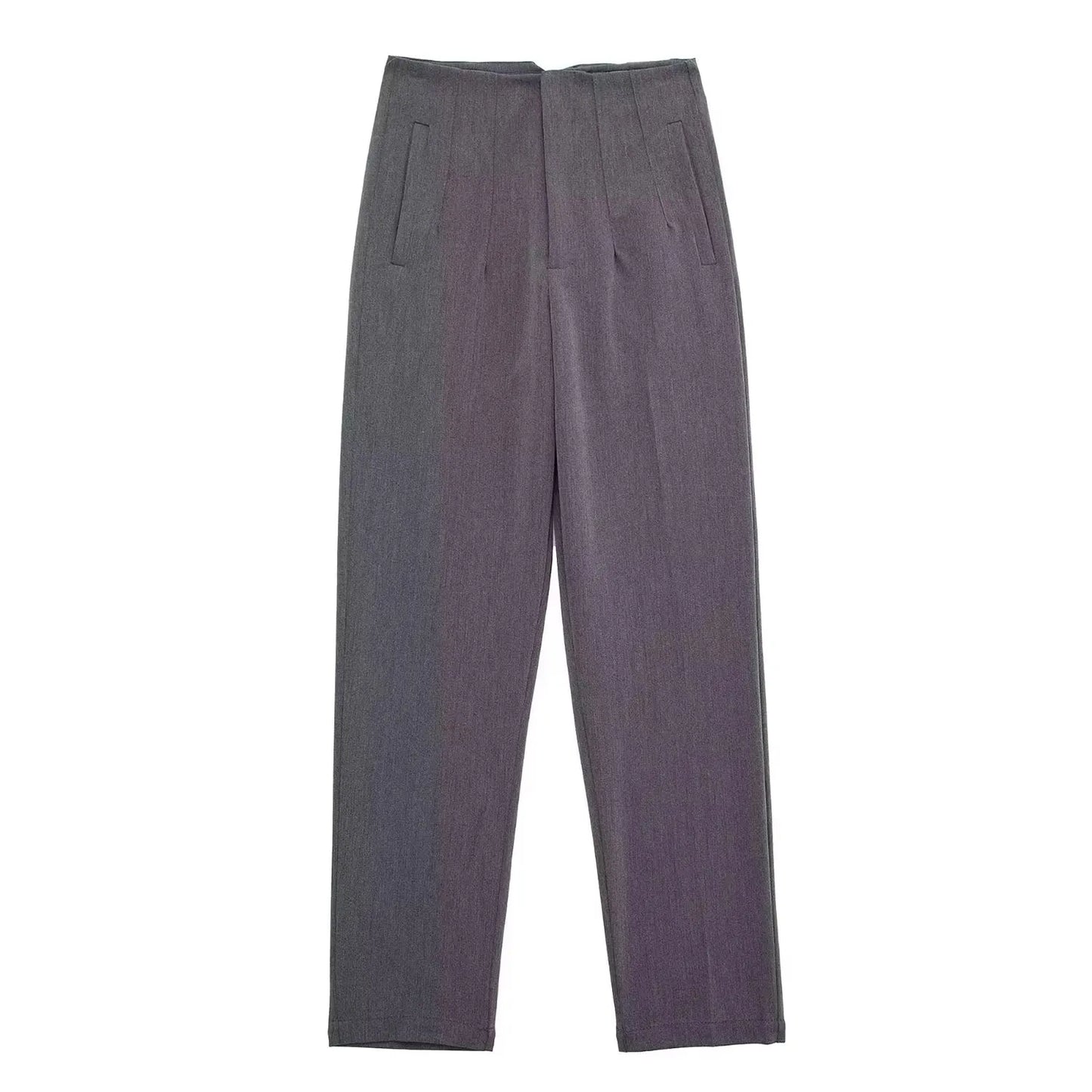 HH Women Vintage Solid Pencil Pants High Waist Pant For Women Casual Streetwear Woman Trousers Office Wear Basic Pant Mujer
