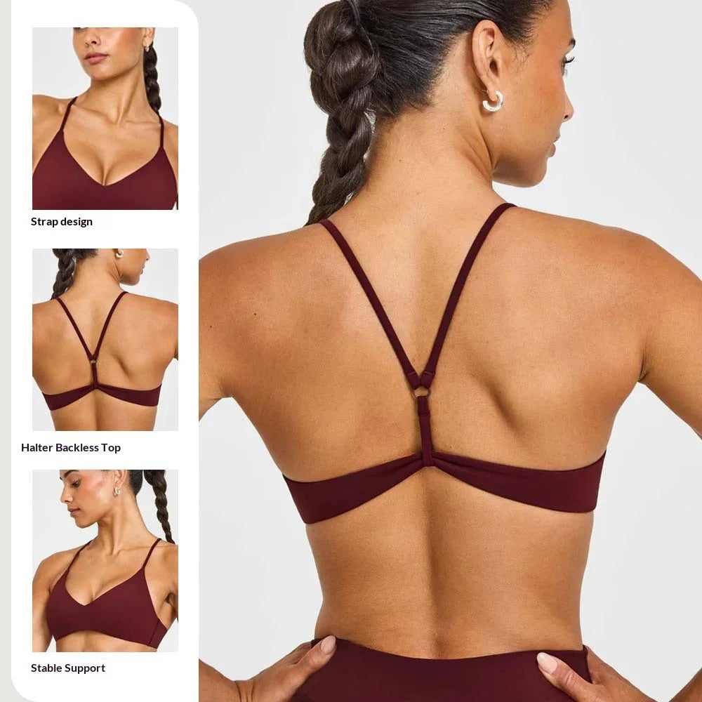 Racerback Nylon Sports Yoga Bra | Inspired by Özge Törer