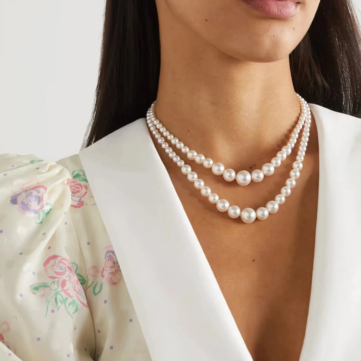 Pearl Layered Necklace | Meri