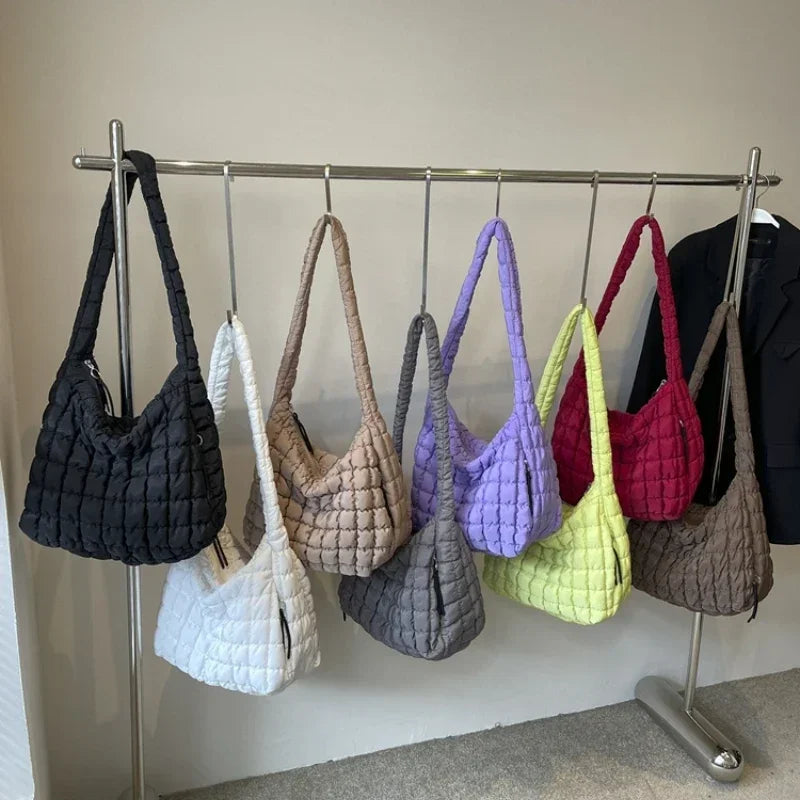 Solid Large Capacity Crossbody Bags Solid Fashion Interior Compartment 2024hot Sale Bags for Women Zipper Nylon Women's Handbags
