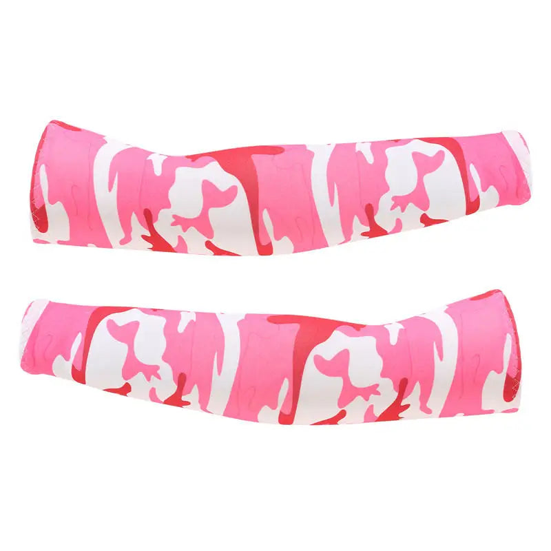 1Pair Arm Sleeves Summer Sun UV Protection Ice Cool Cycling Running Fishing Climbing Driving Arm Cover Warmers For Men Women