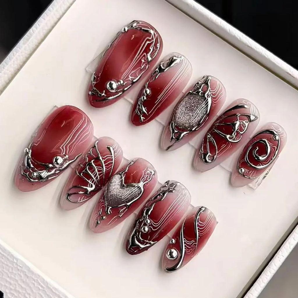 Aespa Core Aesthetic Inspired Press-on Nails