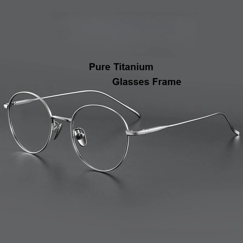 Round Titanium Glasses Frame | Inspired by Giselle