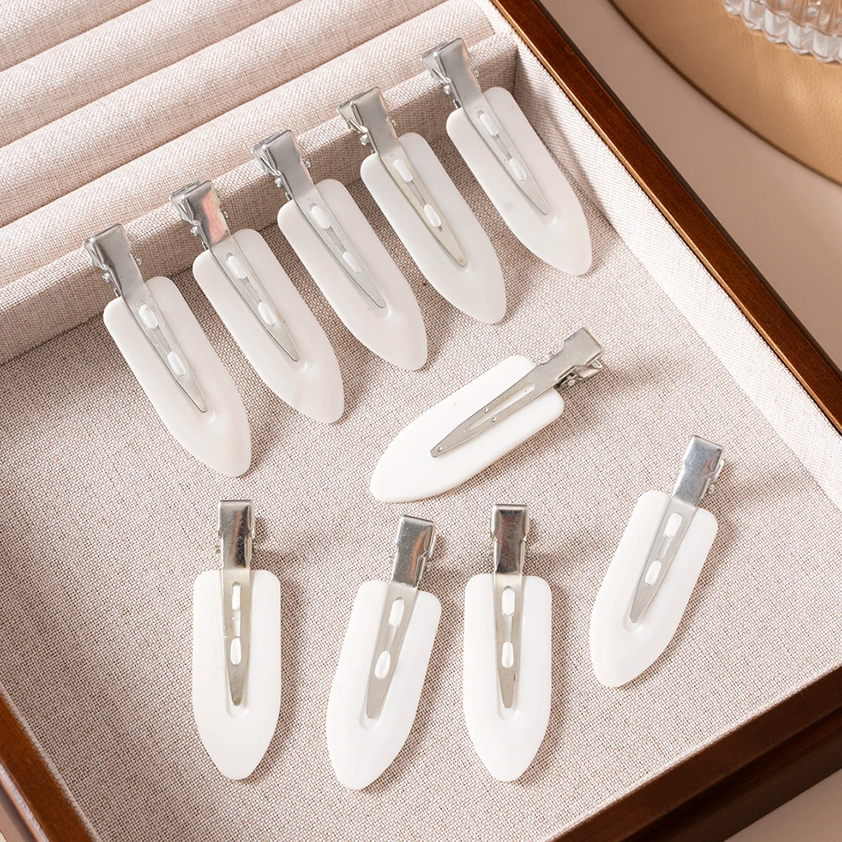 Seamless Rhinestone Hair Clips Set (10pcs) | Inspired by Hande Erçel
