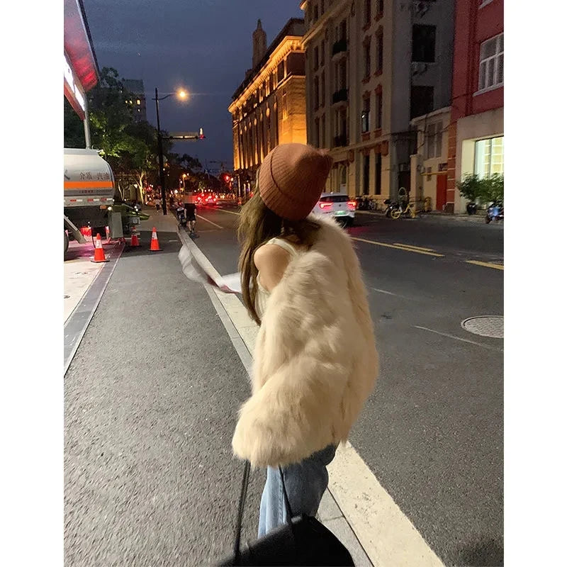 Faux Fur Coat | Meri