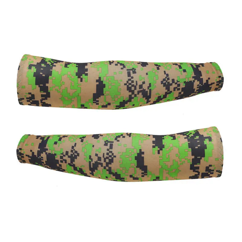 1Pair Arm Sleeves Summer Sun UV Protection Ice Cool Cycling Running Fishing Climbing Driving Arm Cover Warmers For Men Women