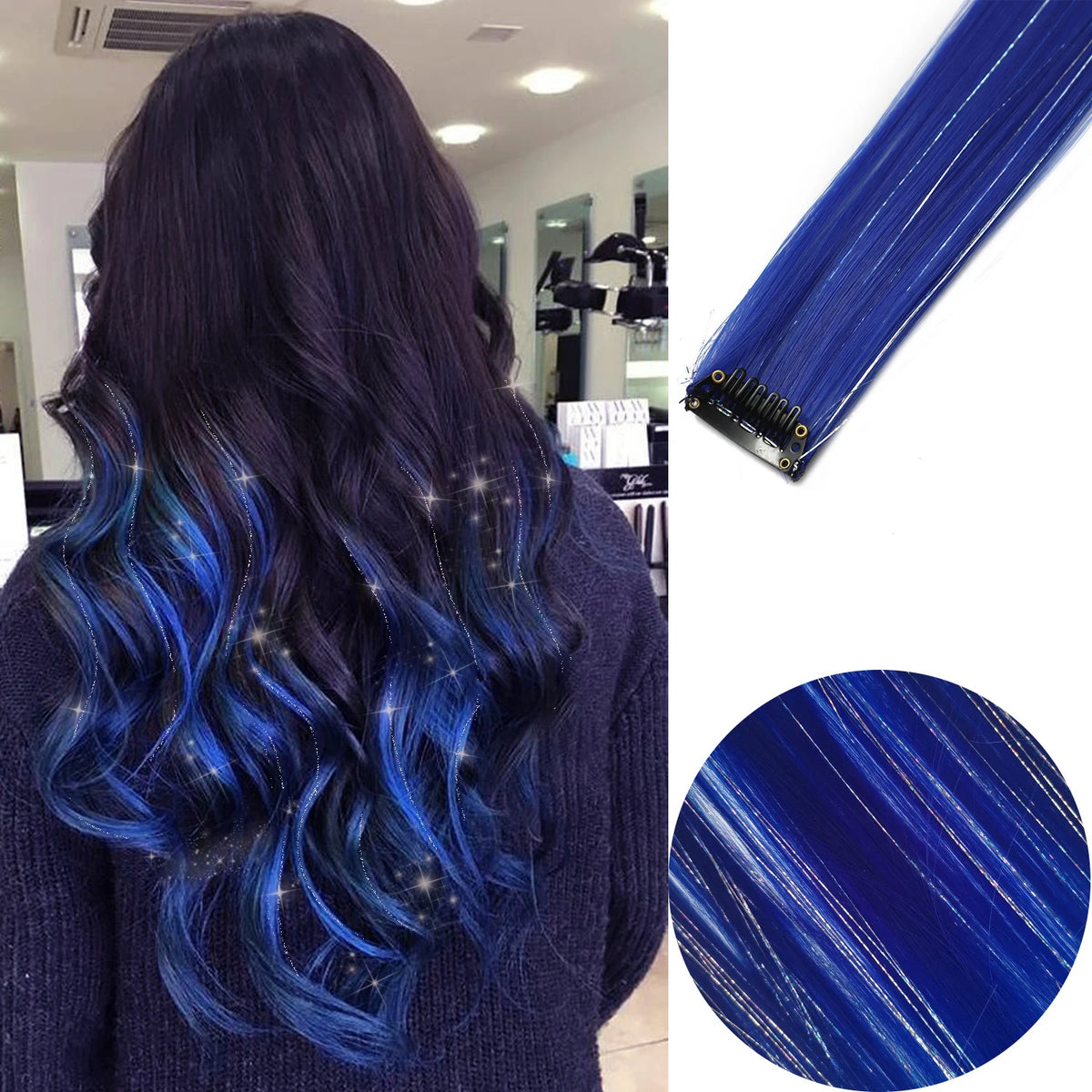 Colored Clip-in Hair Extensions | Inspired by Zeynep Oktay