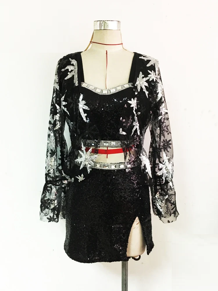Sequin Sling Top & Mini Skirt Stage Set | Inspired by Rosé