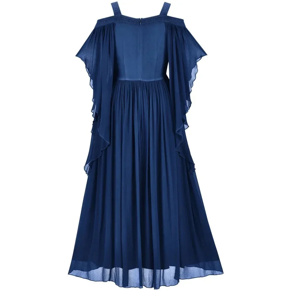 Medieval Punk Elf Dress Cosplay Halloween Costumes Women Palace Christmas Carnival Witch Princess Victorian Gown Robe Vestido