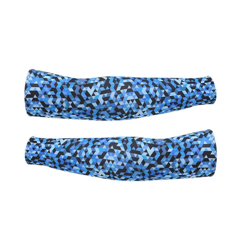 1Pair Arm Sleeves Summer Sun UV Protection Ice Cool Cycling Running Fishing Climbing Driving Arm Cover Warmers For Men Women