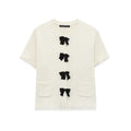Knitted Butterfly Knot Tassel Short Sleeve Coat | Inspired by Esra Bilgiç