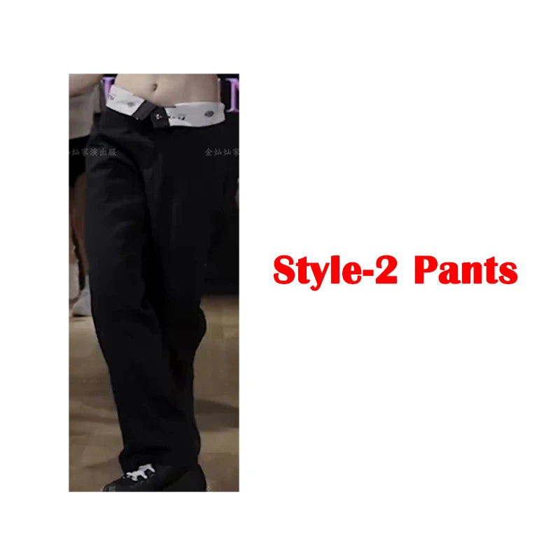 Kpop Jazz Dance Costumes For Women Adult Nightclub Female Singer Gogo Dancer Pole Dance Clothes Street Dance Clothing DWY8067
