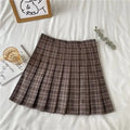 Y2K Plaid Pleated A-Line Mini Skirt | Inspired by Wonyoung