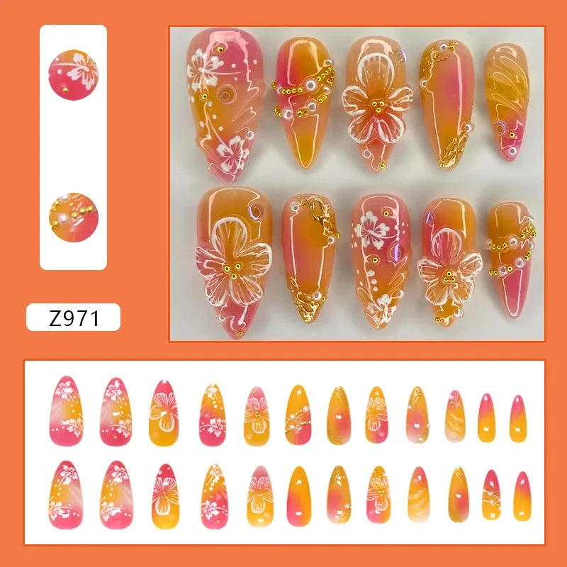 Floral Summer Nails