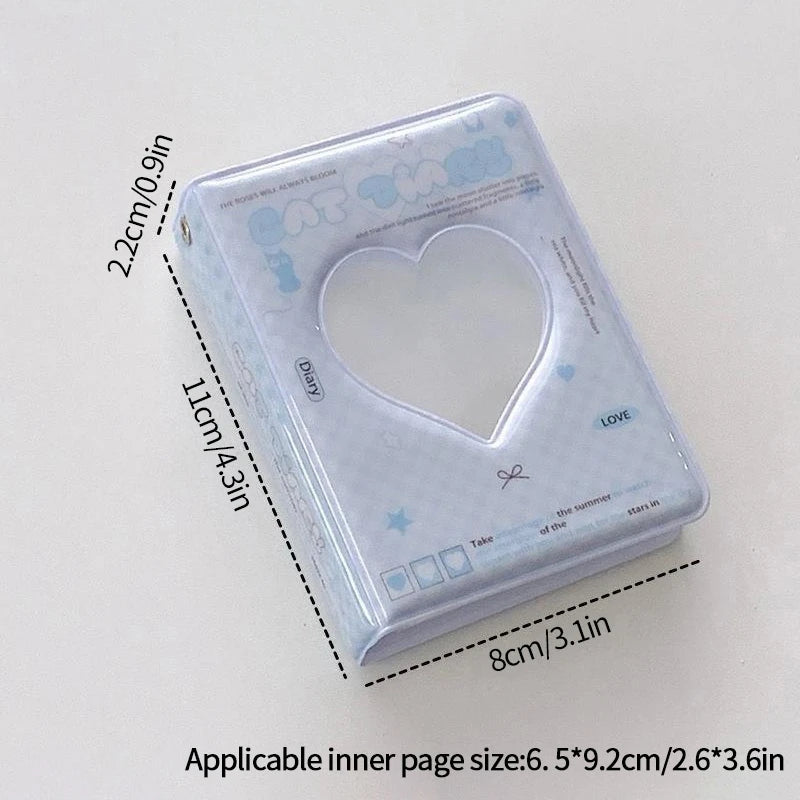 Kpop Photo Album Mini 3 Inch Album Photo Photocard Holder Idol Binder Photo Card Holder Card Collect Book Picture Protector 포토카드