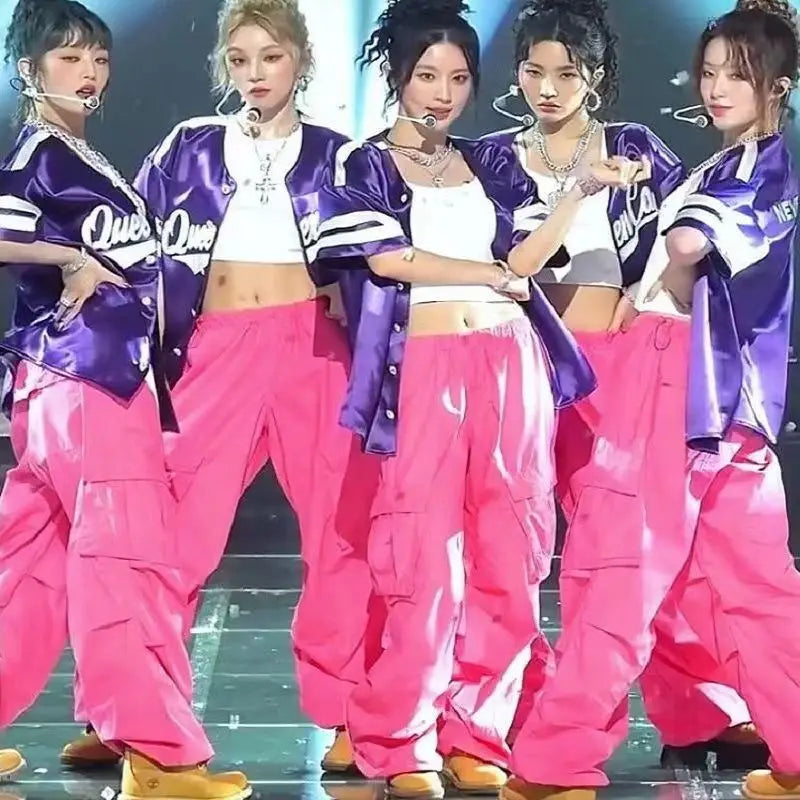 Korean Girl Group Gidle Performs The Same Style of JAZZ Dance Korean Dance Hip Hop Jazz Singing Suit on KPOP Station