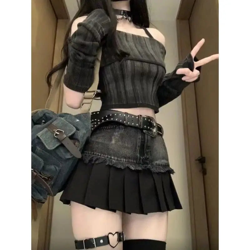 Denim Mini Skirt | Esra