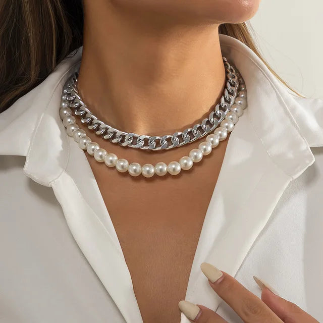 Pearl Layered Necklace | Meri