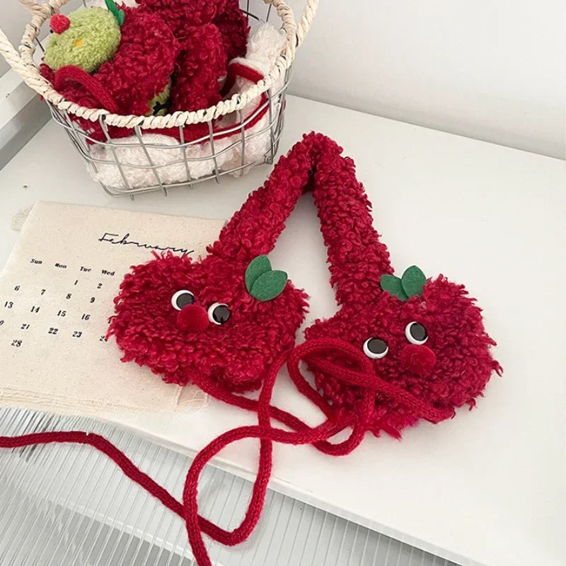 Apple Shape Plush Earmuffs Hairband | Inspired by Wonyoung