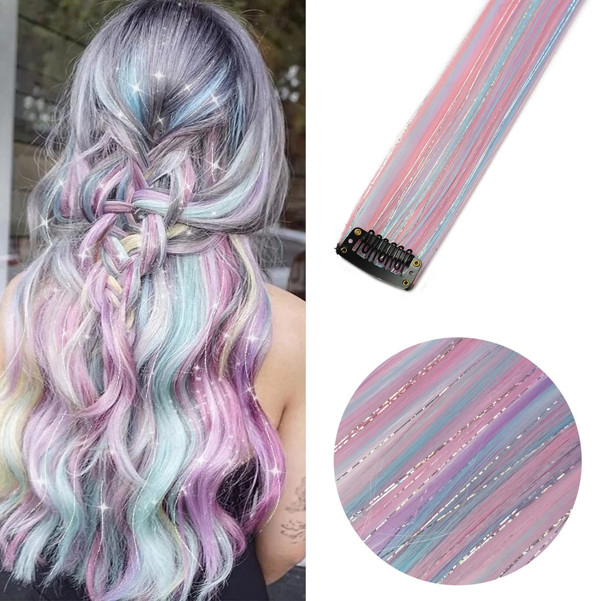 Colored Clip-in Hair Extensions | Inspired by Zeynep Oktay
