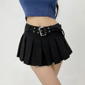 A-Line Pleated Skort with Belt | Inspired by Wonyoung