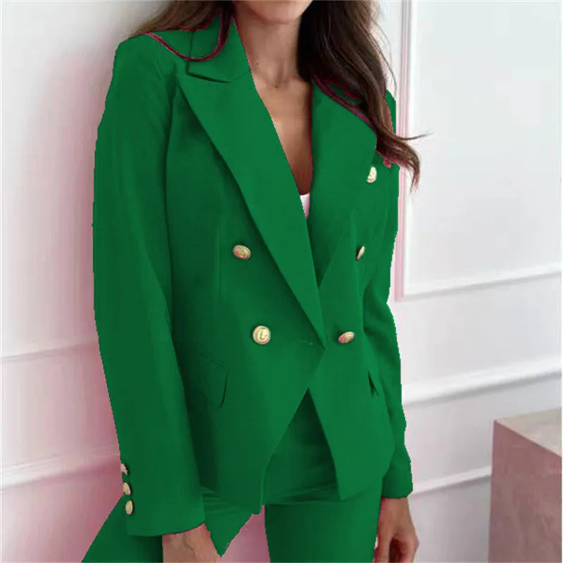 Spring 2025 Women's Casual Style Polyester Suit Jacket Korean Version White Enhancing British Style Slimming Effect