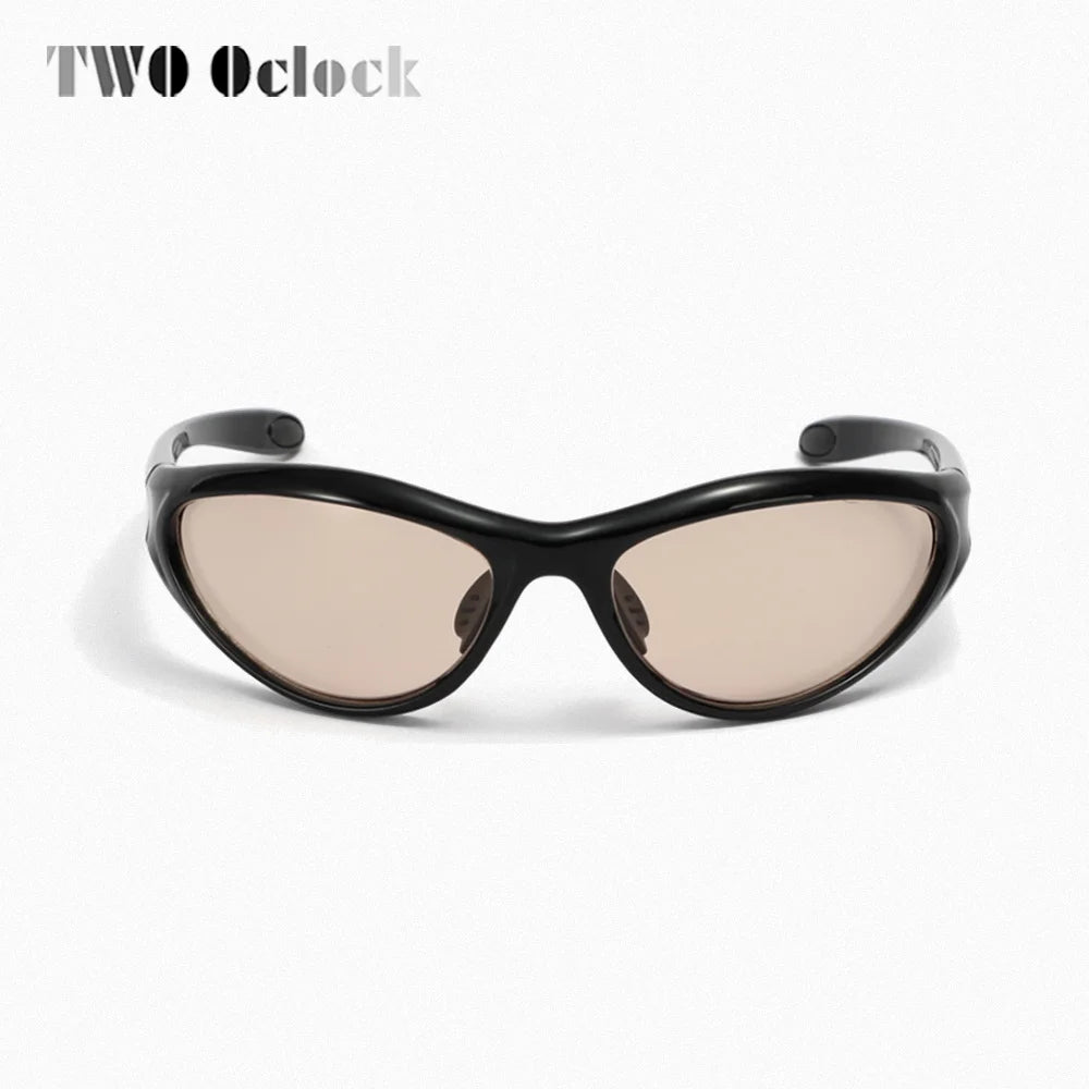 Ladies Trend Sun Glasses 2025 Fashion Designer Women's Sunglasses Y2K Sport Man UV400 Eyewear Female Shades Pink White Oculos