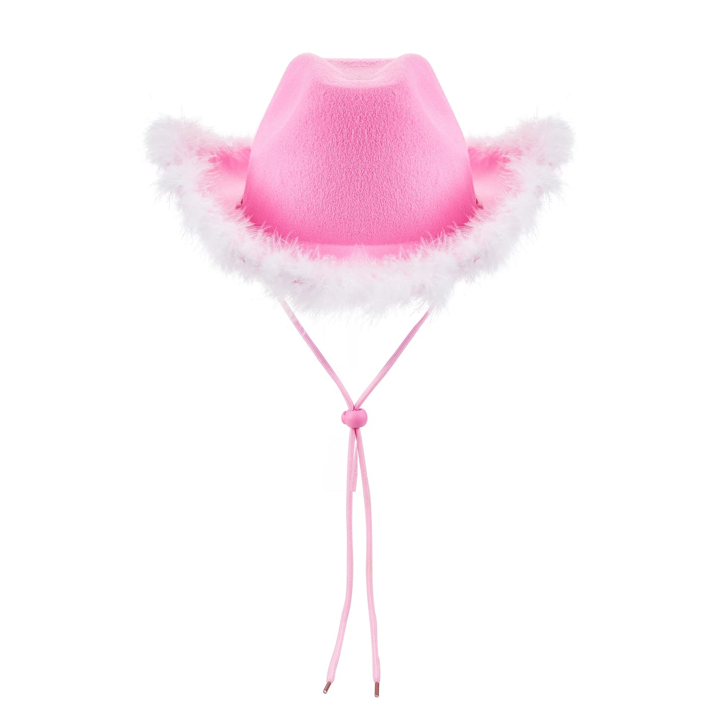 Wide Brim Furry Trim Cowboy Hat | Inspired by Zeynep Oktay