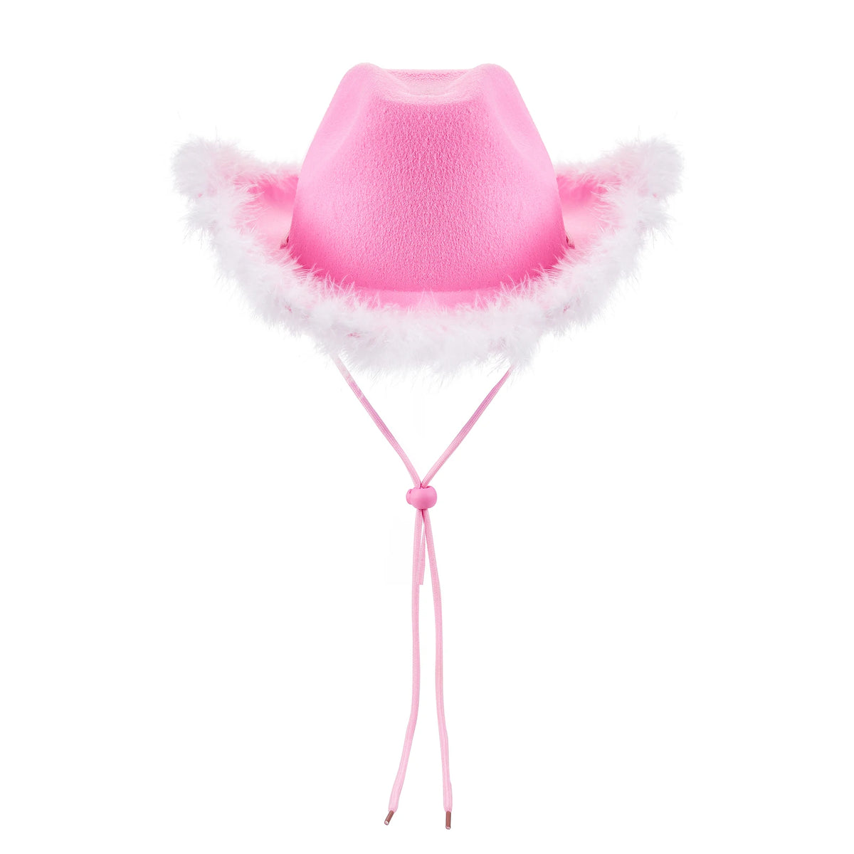 Wide Brim Furry Trim Cowboy Hat | Inspired by Zeynep Oktay