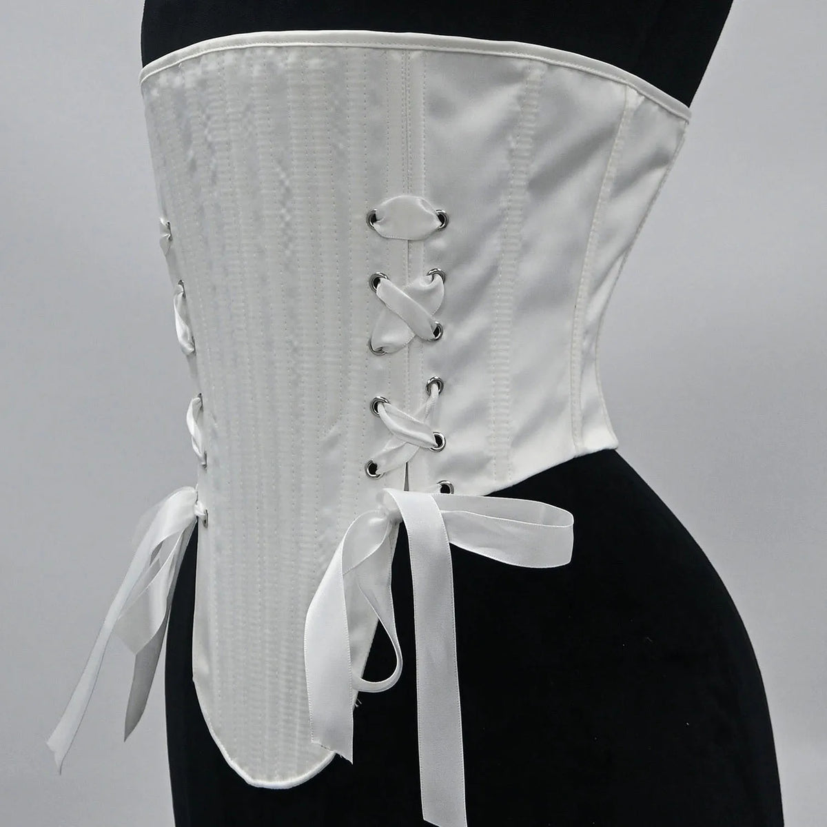 Satin Boned Corset Bustier Body Shaping Bodice | Inspired by Özge Törer