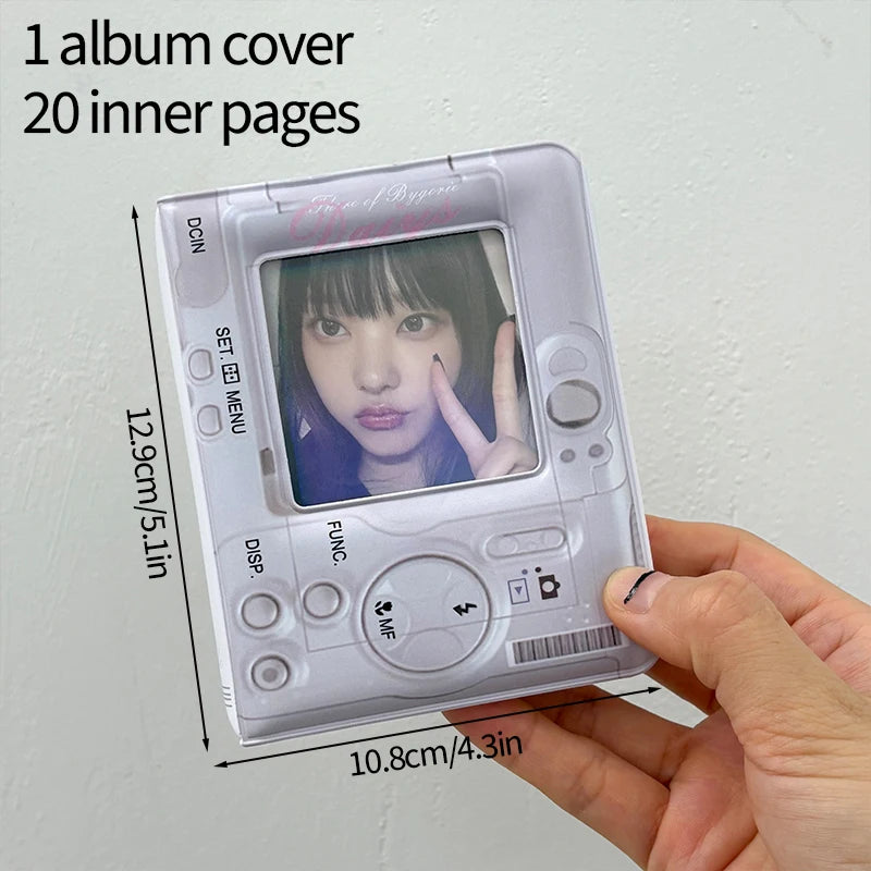Kpop Photo Album Mini 3 Inch Album Photo Photocard Holder Idol Binder Photo Card Holder Card Collect Book Picture Protector 포토카드