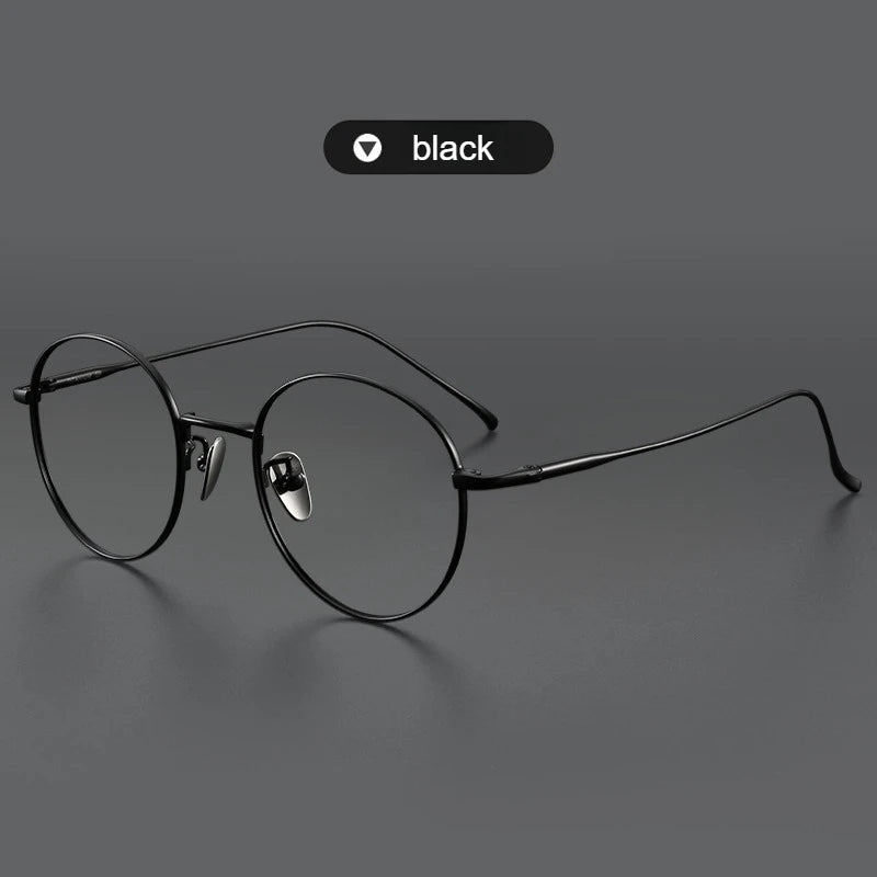 Round Titanium Glasses Frame | Inspired by Giselle