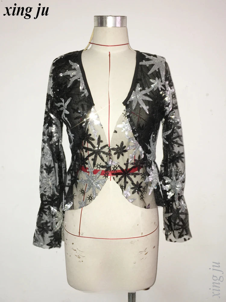Kpop Korean Singer Women Y2k Stage Dance Shiny Sling Tops Jazz Dancewear Performance Costume Sequins Skirt Sexy Festival Outfits