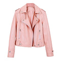Slim Faux Leather Moto Biker Jacket | Inspired by Sophia