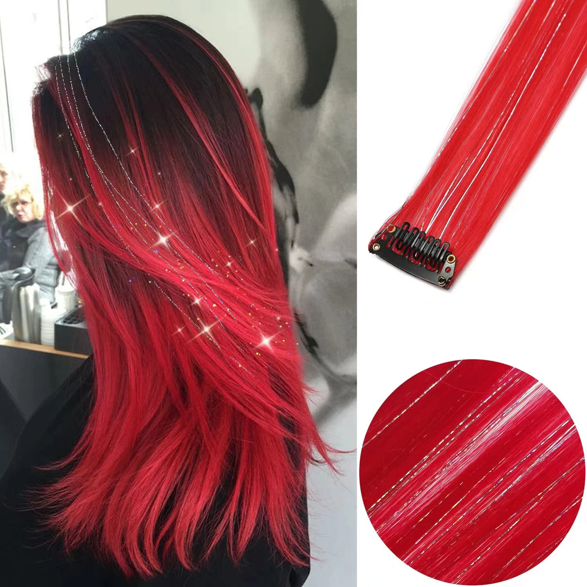Colored Clip-in Hair Extensions | Inspired by Zeynep Oktay