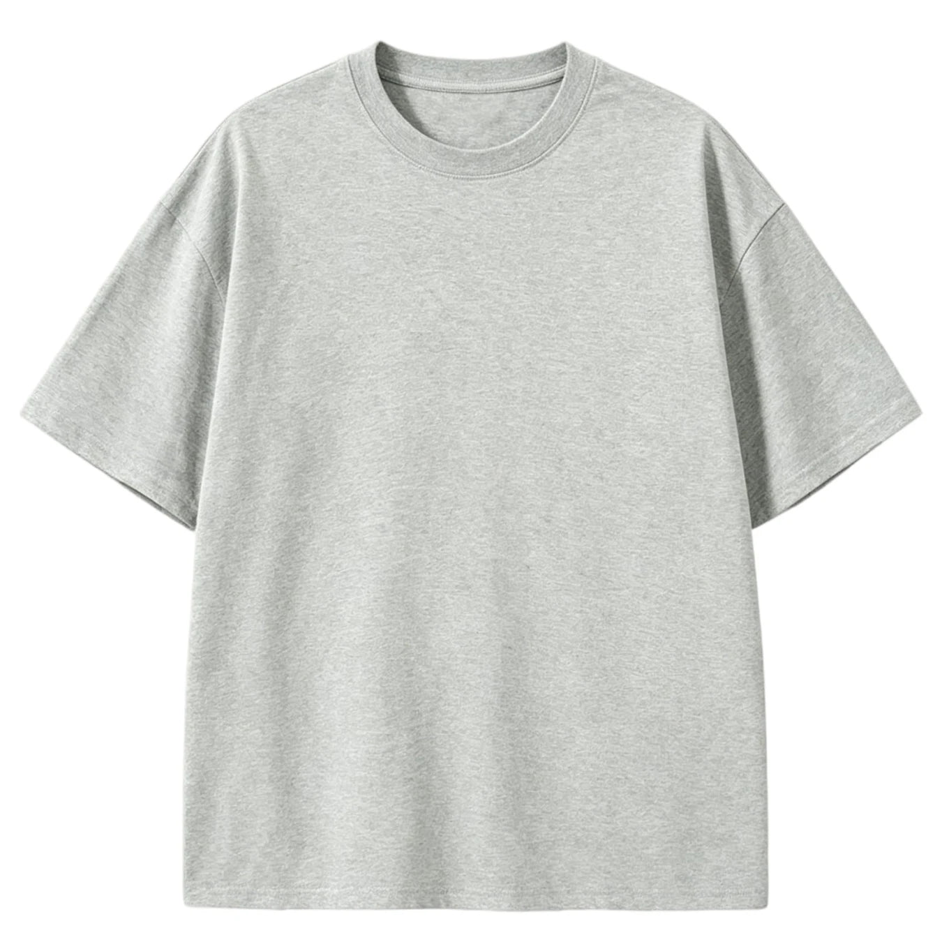 Solid DailyTee Family Korean Style T-Shirt Women Cotton Y2K Crewneck T Shirts All-Match Summer Clothing Comfortable Loose Top