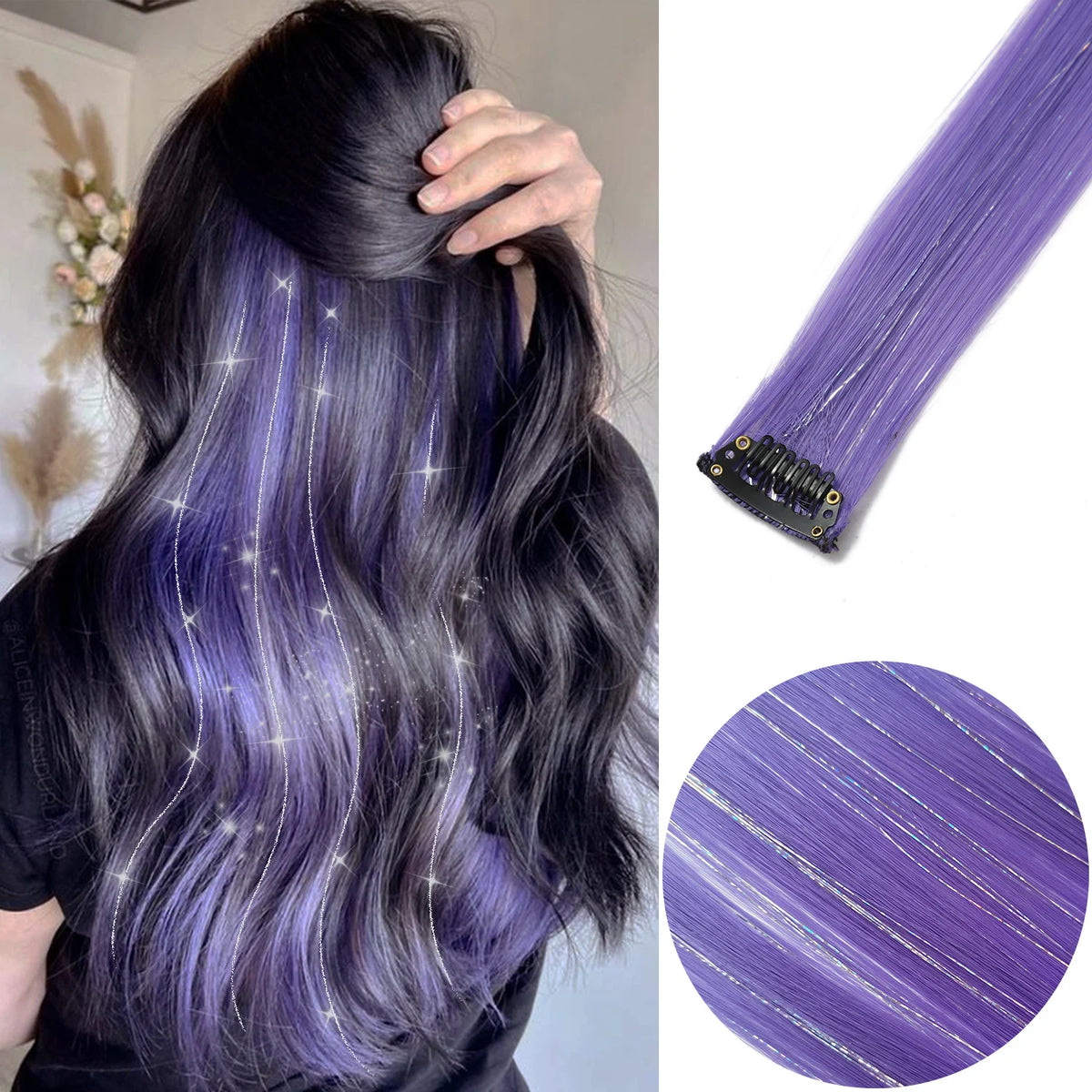 Colored Clip-in Hair Extensions | Inspired by Zeynep Oktay
