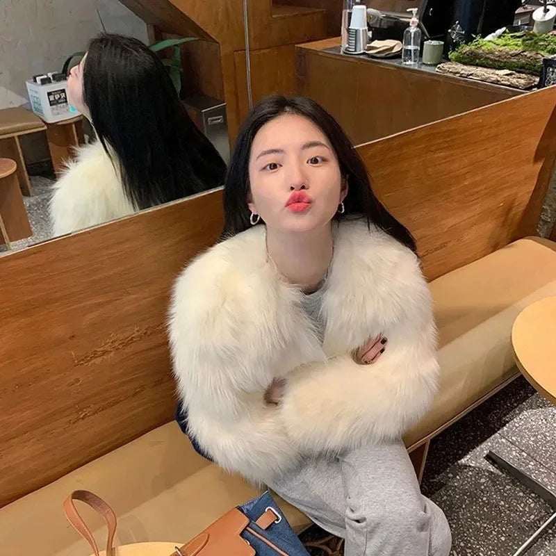 Faux Fur Coat | Meri