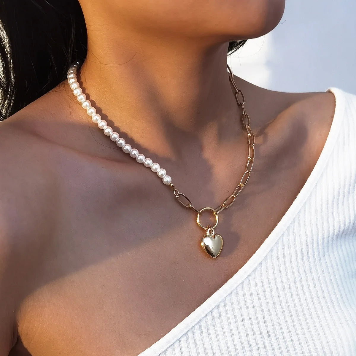 Elegant Pearl Choker Necklace | Asli