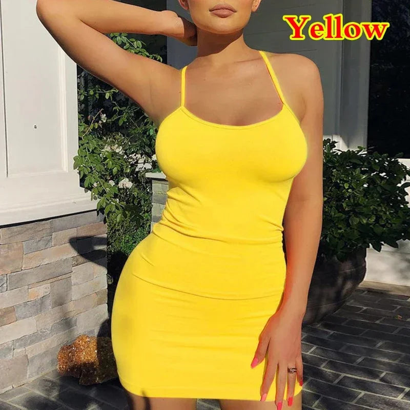 Bodycon Spaghetti Strap Mini Dress | Inspired by Ningning