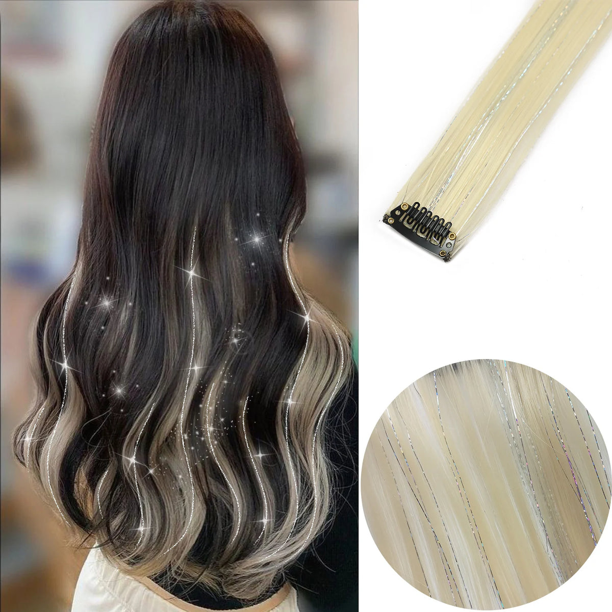 Colored Clip-in Hair Extensions | Inspired by Zeynep Oktay
