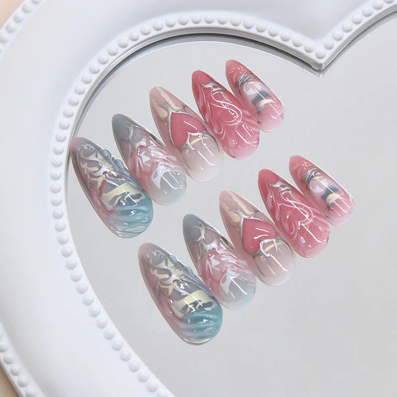 Aespa Core Aesthetic Inspired Press-on Nails