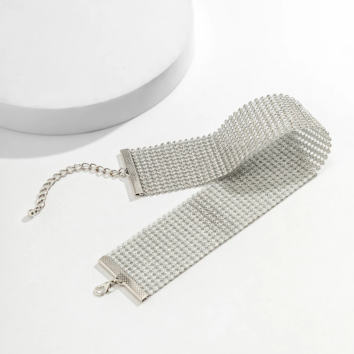 Crystal Rhinestone Choker Necklace | Inspired by Sıla