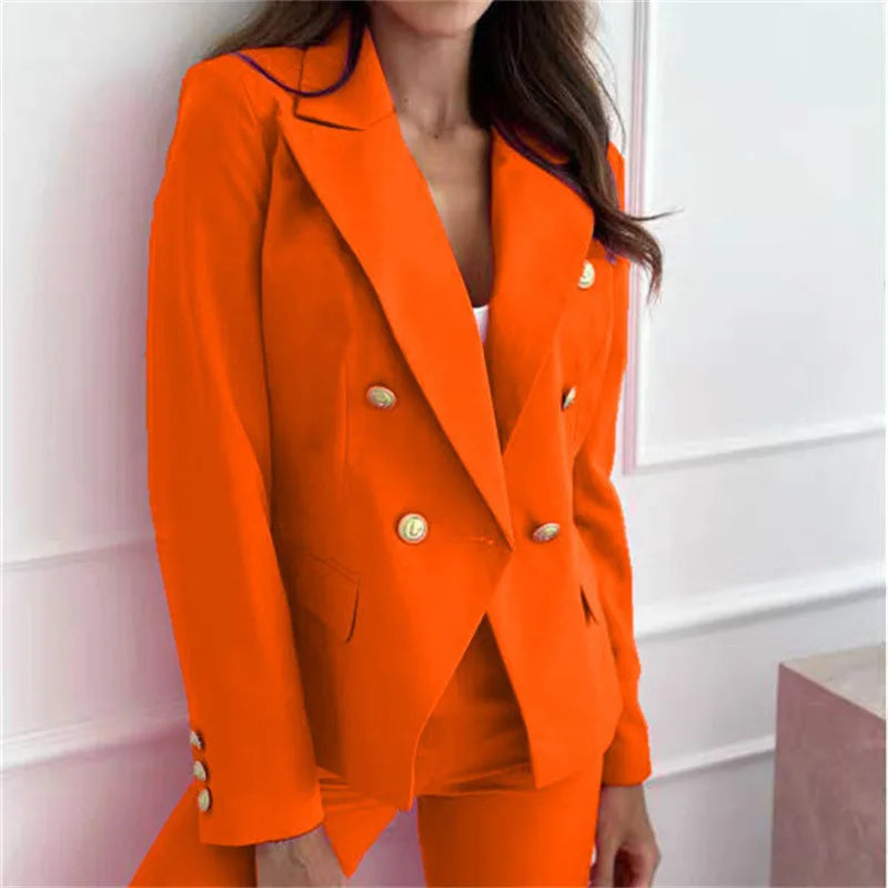 Spring 2025 Women's Casual Style Polyester Suit Jacket Korean Version White Enhancing British Style Slimming Effect