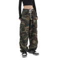 Camo Wide-Leg Tactical Cargo Pants | Inspired by Lisa