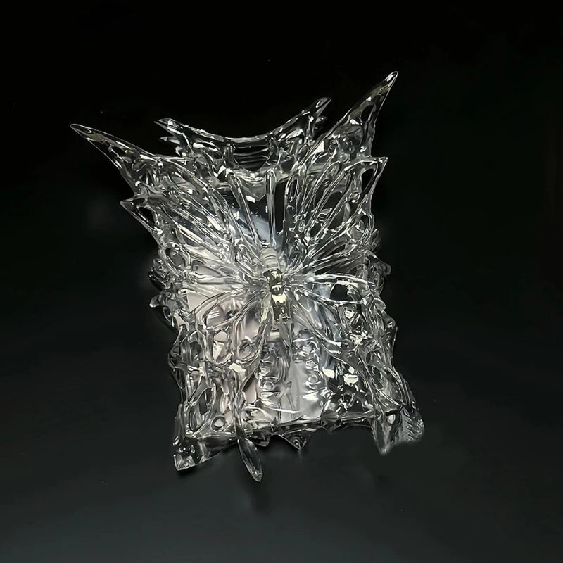 Aesthetic 3D Transparent Butterfly Photocard Holder Kpop Small Card Protector Card Display Cover Advanced Sense Card CoverHot