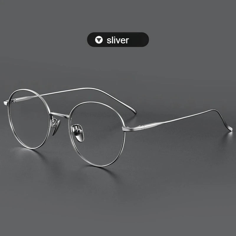 Round Titanium Glasses Frame | Inspired by Giselle