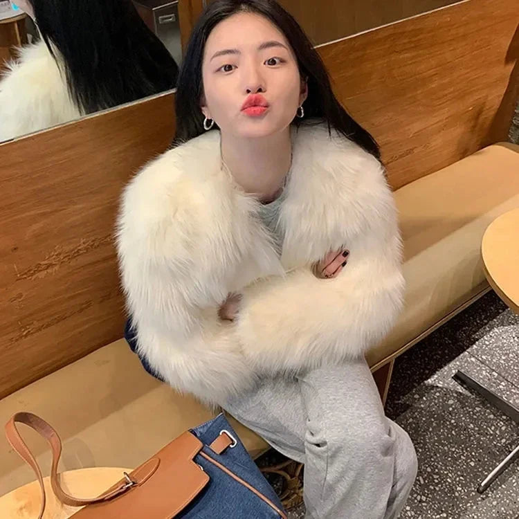 Faux Fur Coat | Meri