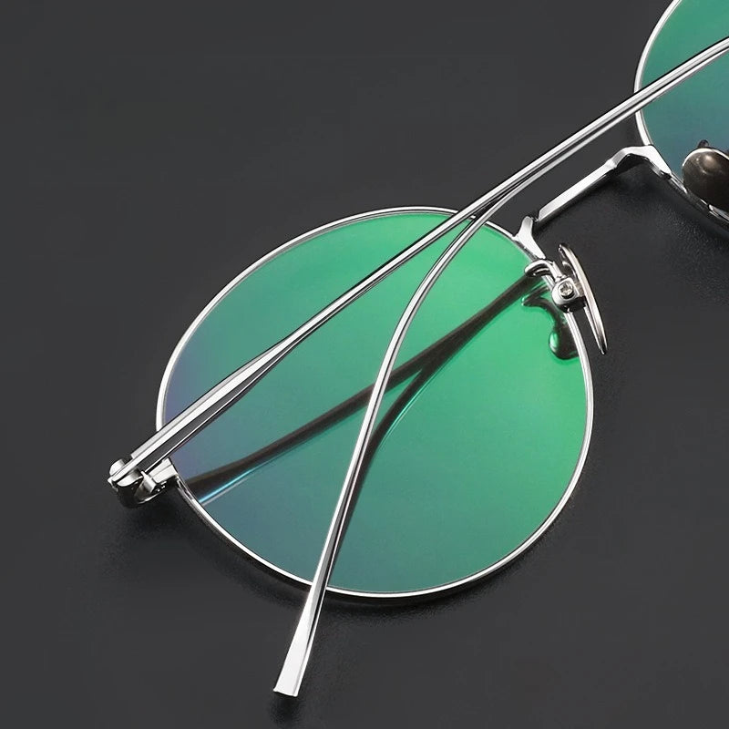 Round Titanium Glasses Frame | Inspired by Giselle