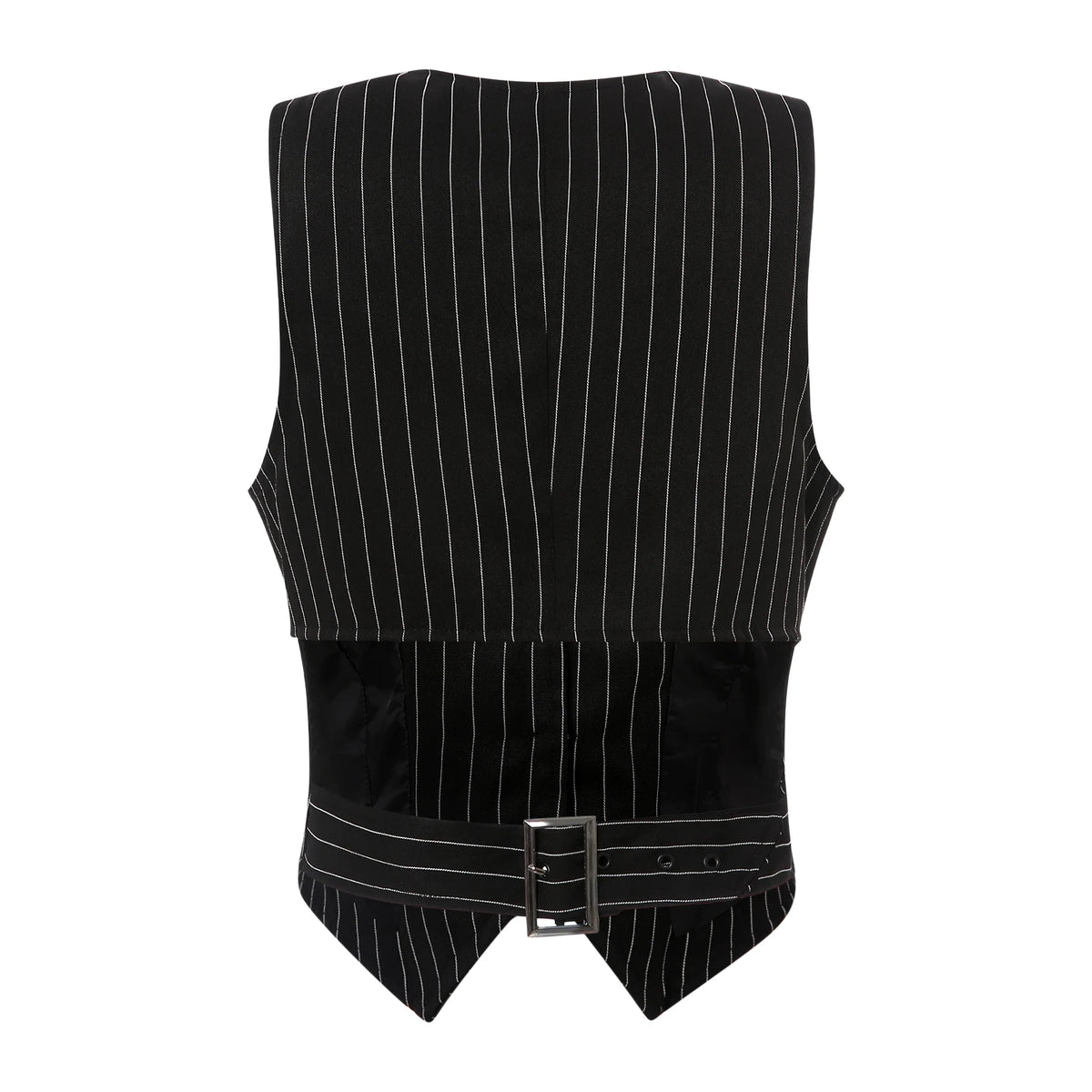 Striped V-Neck Sleeveless Waistcoat Top | Inspired by Jisoo